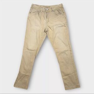 Element Denim Pulaski Jeans Beige Size 33W 30L Cotton Blend Beige Denim Jeans